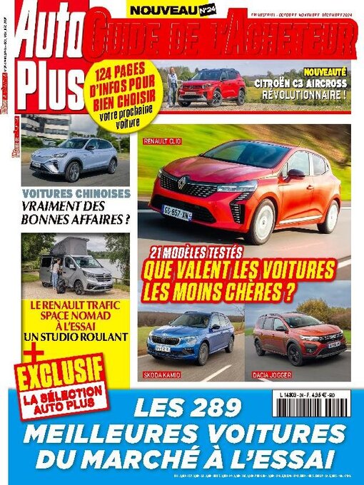 Title details for AUTO PLUS GUIDE DE L'ACHETEUR by Editions Mondadori Axel Springer (EMAS) - Available